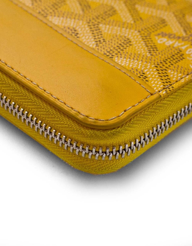 Goyard Matignon Wallet GM Yellow