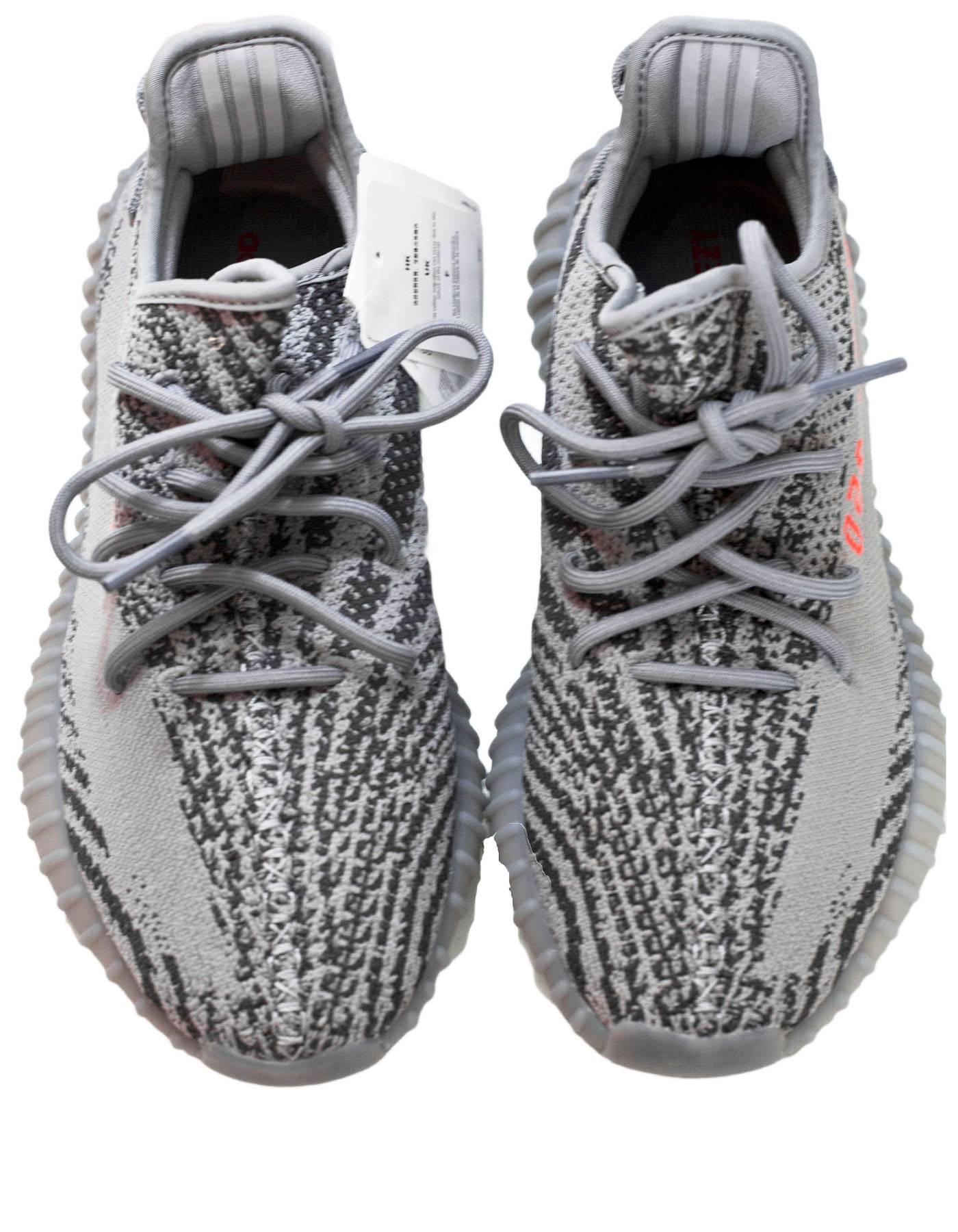 Adidas x Kanye West Yeezy Boost 350 V2 Beluga 2.0 Sneakers Sz 11 NIB 

Made In: China
Color: Grey
Materials: Canvas, rubber
Closure/Opening: Lace tie closure
Sole Sramp: Adidas x Yeezy
Overall Condition: Excellent pre-owned condition - NIB
Included: