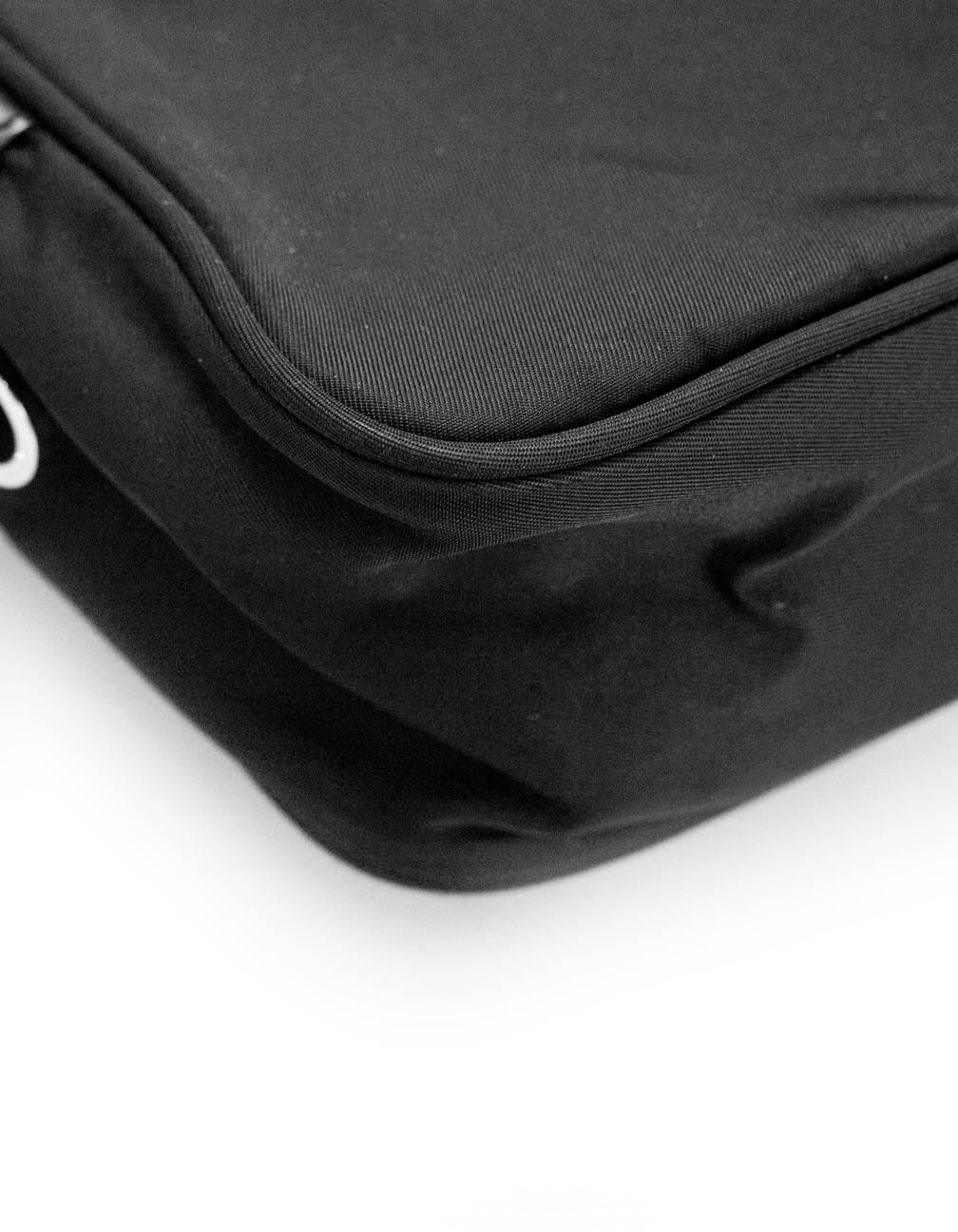 Prada Black Tessuto Zip Around Crossbody Bag 1