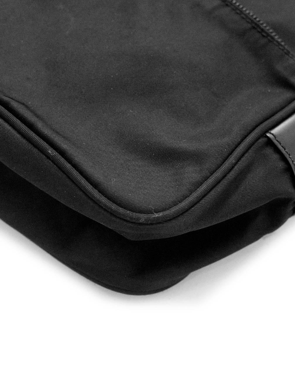Women's Prada Black Tessuto Zip Around Crossbody Bag