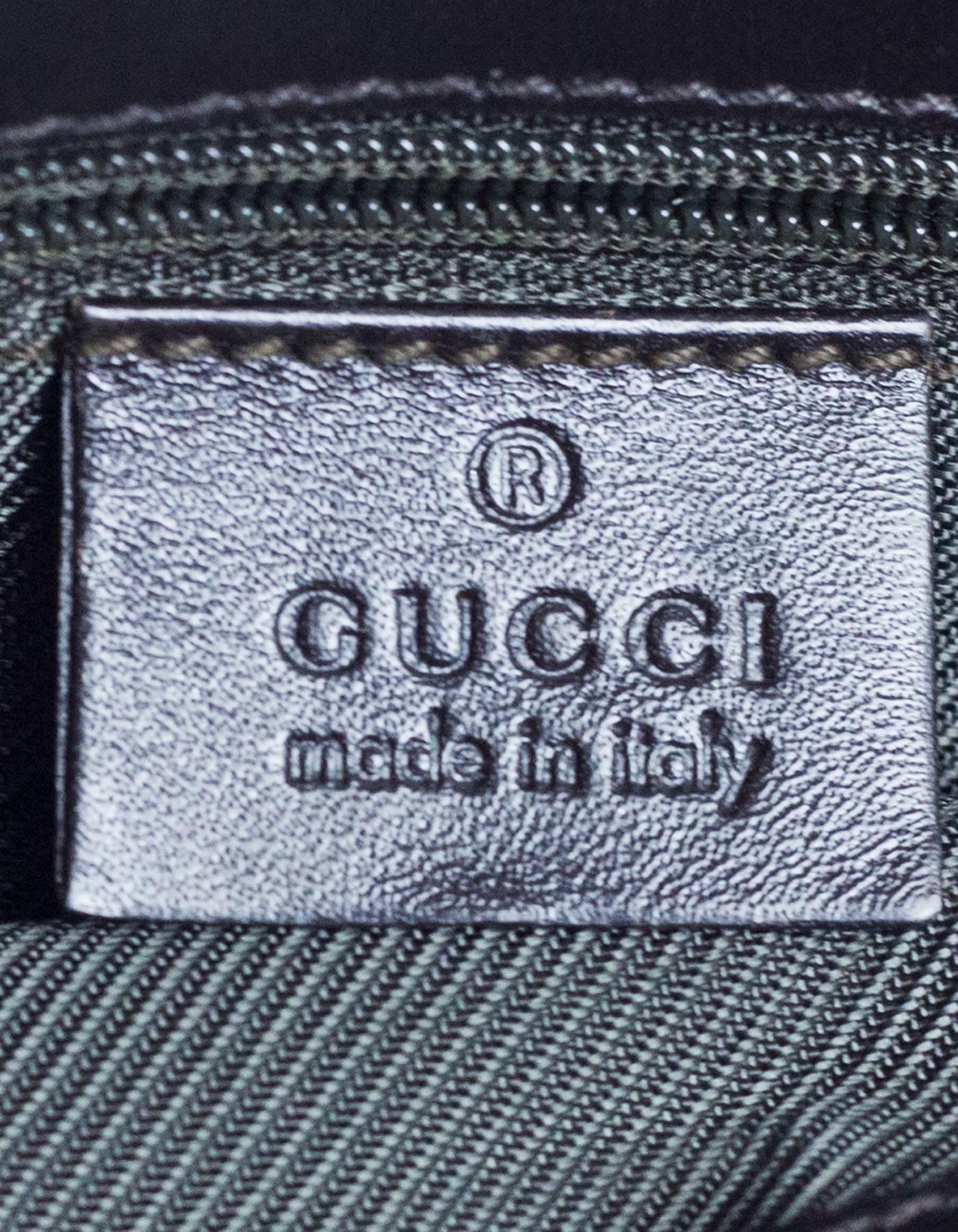 Women's Gucci Brown Monogram Canvas Waist Pouch/Belt Bag