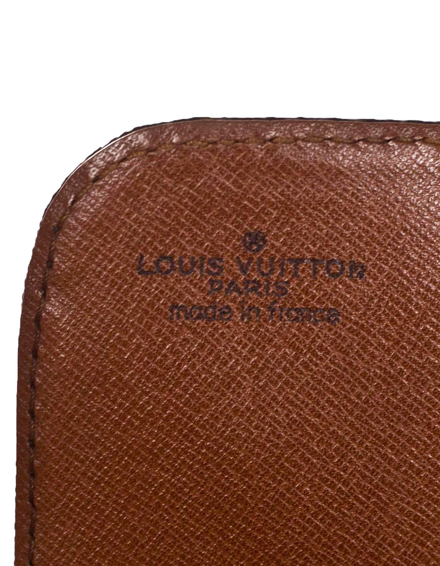 Louis Vuitton Vintage Monogram Cartouchiere PM Crossbody Bag 1
