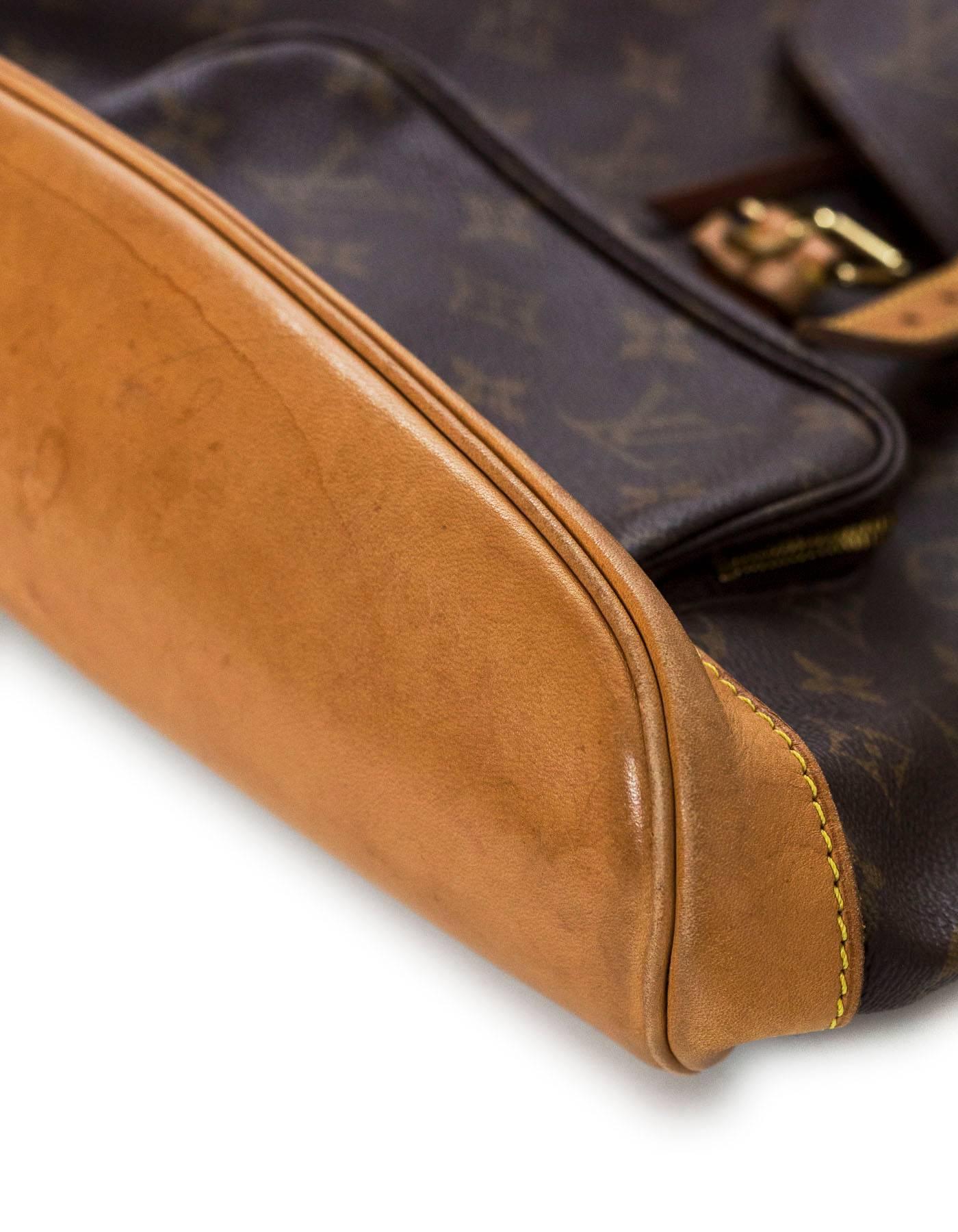 Louis Vuitton Monogram Montsouris MM Backpack Bag 1
