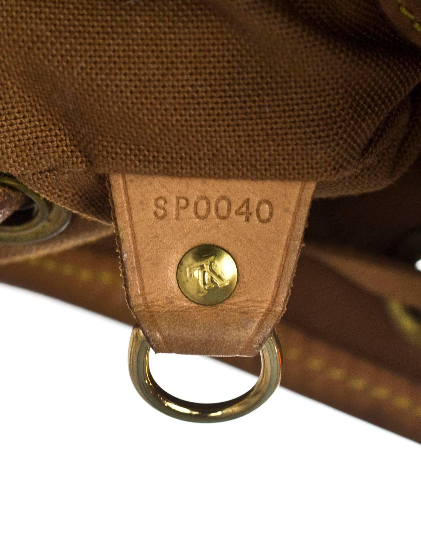 Louis Vuitton Monogram Montsouris MM Backpack Bag 5