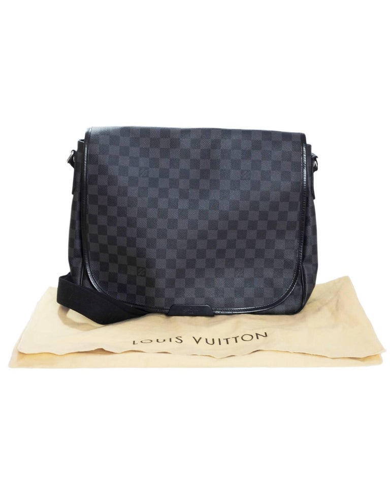 Louis Vuitton Damier Graphite Daniel Crossbody Messenger Bag For Sale