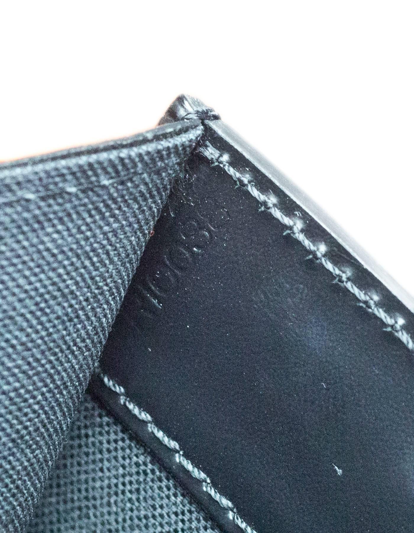 Women's or Men's Louis Vuitton Black Epi Robusto Noir 2 Compartment Briefcase Bag