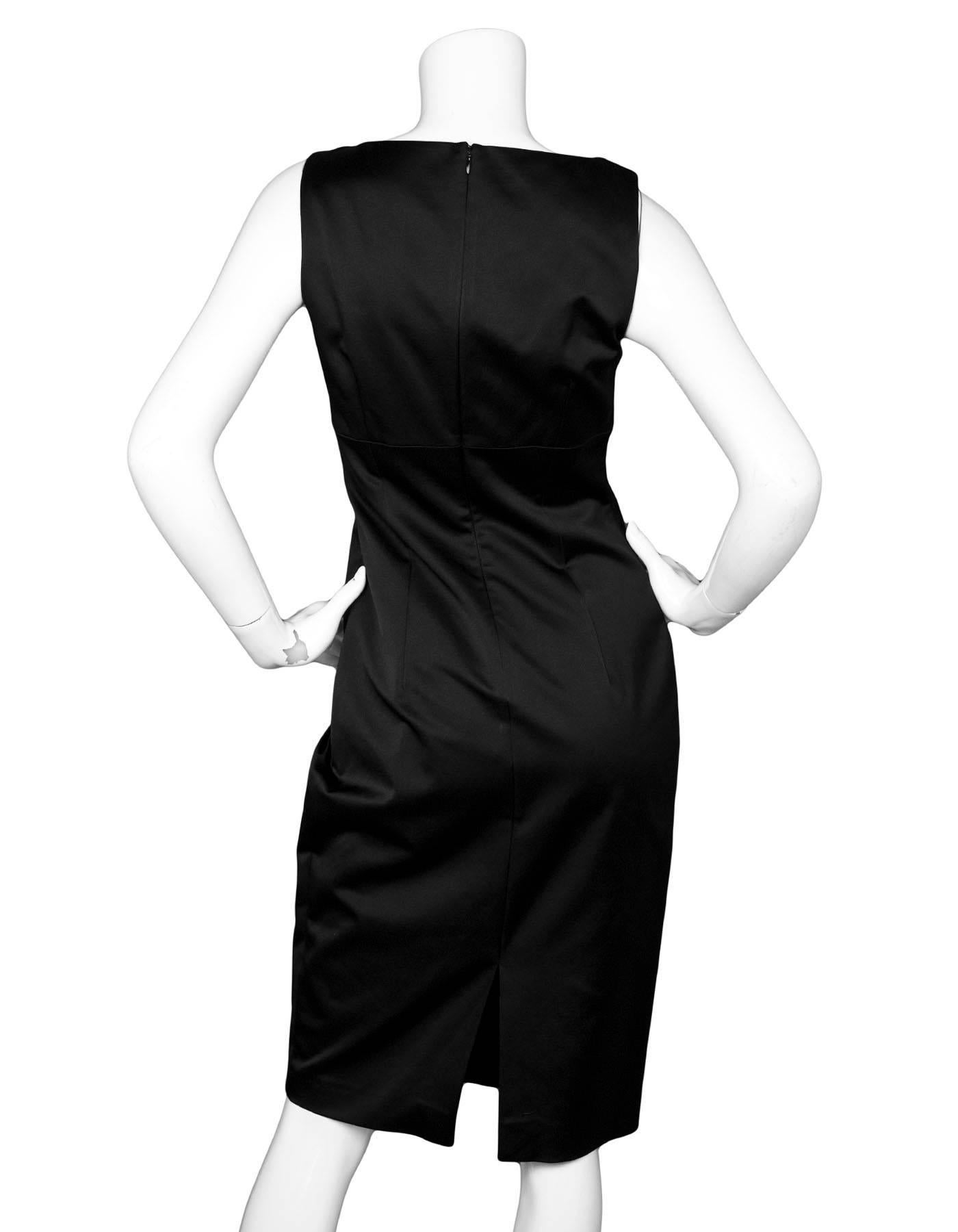 Michael Kors Black Dress Sz 4 In Excellent Condition In New York, NY