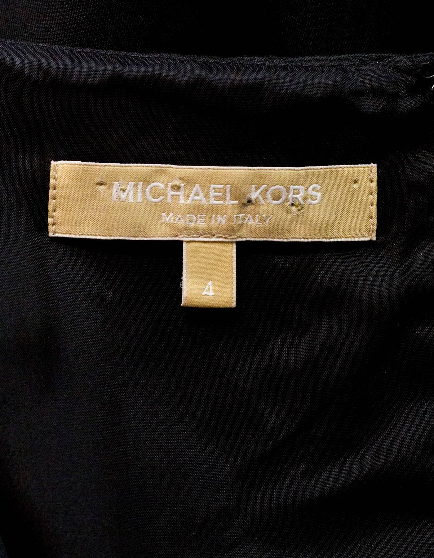 Women's Michael Kors Black Dress Sz 4