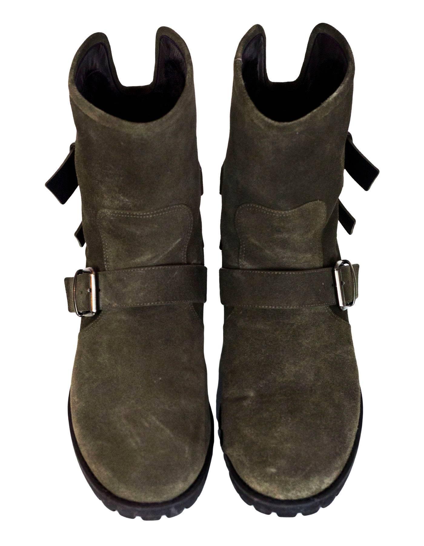 grey suede ankle boots