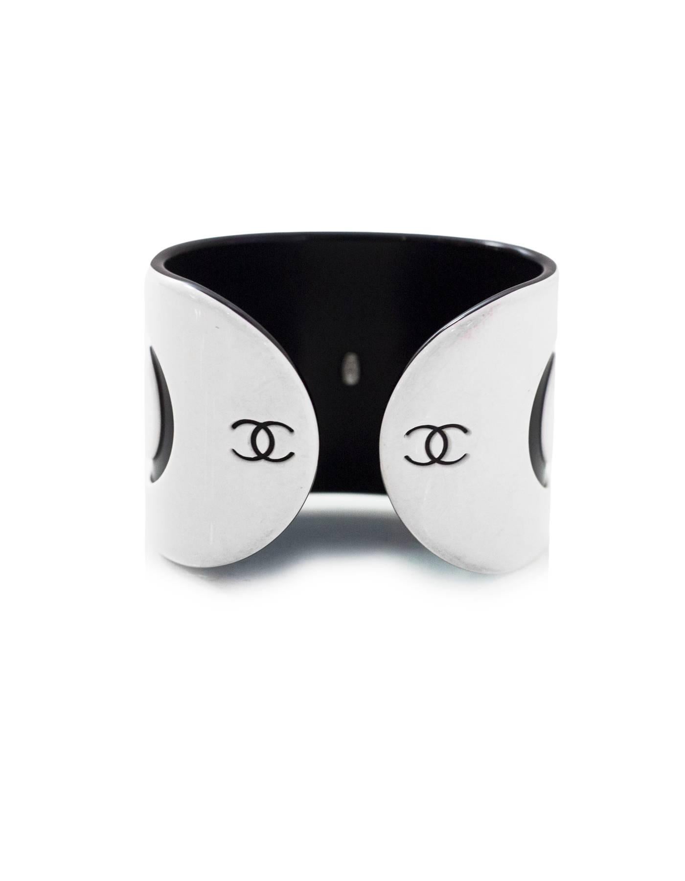 chanel cuff bracelet white