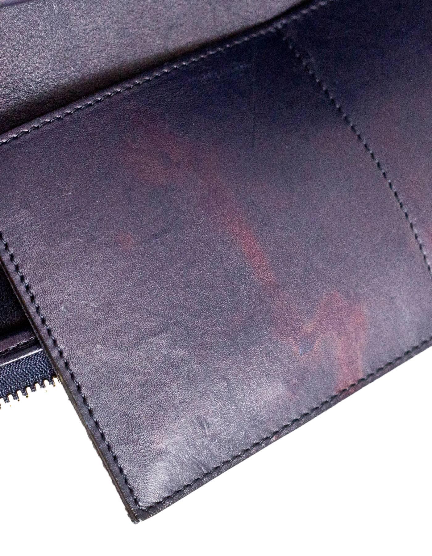 Celine Navy Smooth Leather Small Belt Bag 1