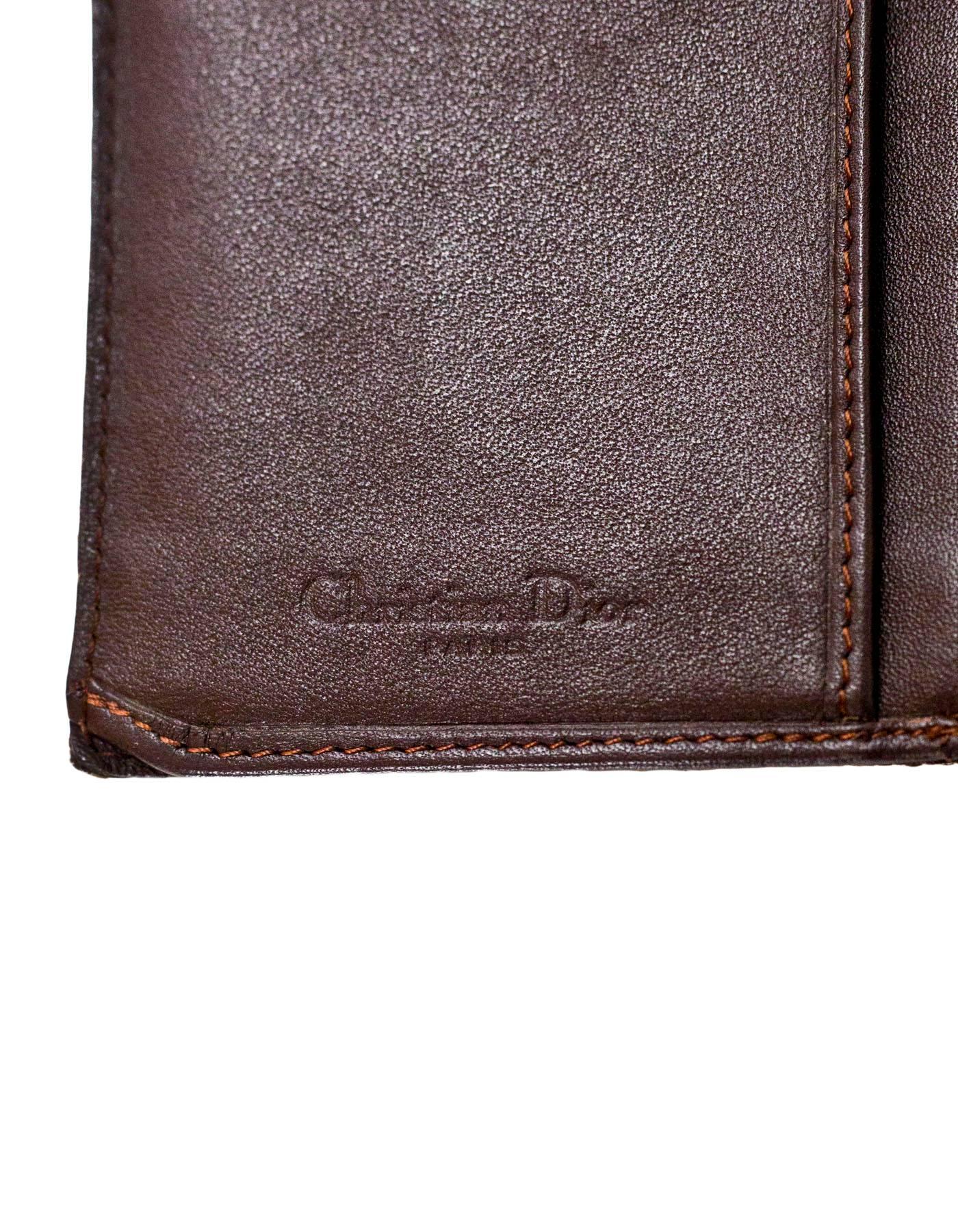 Christian Dior Tan Monogram Rasta Wallet 2