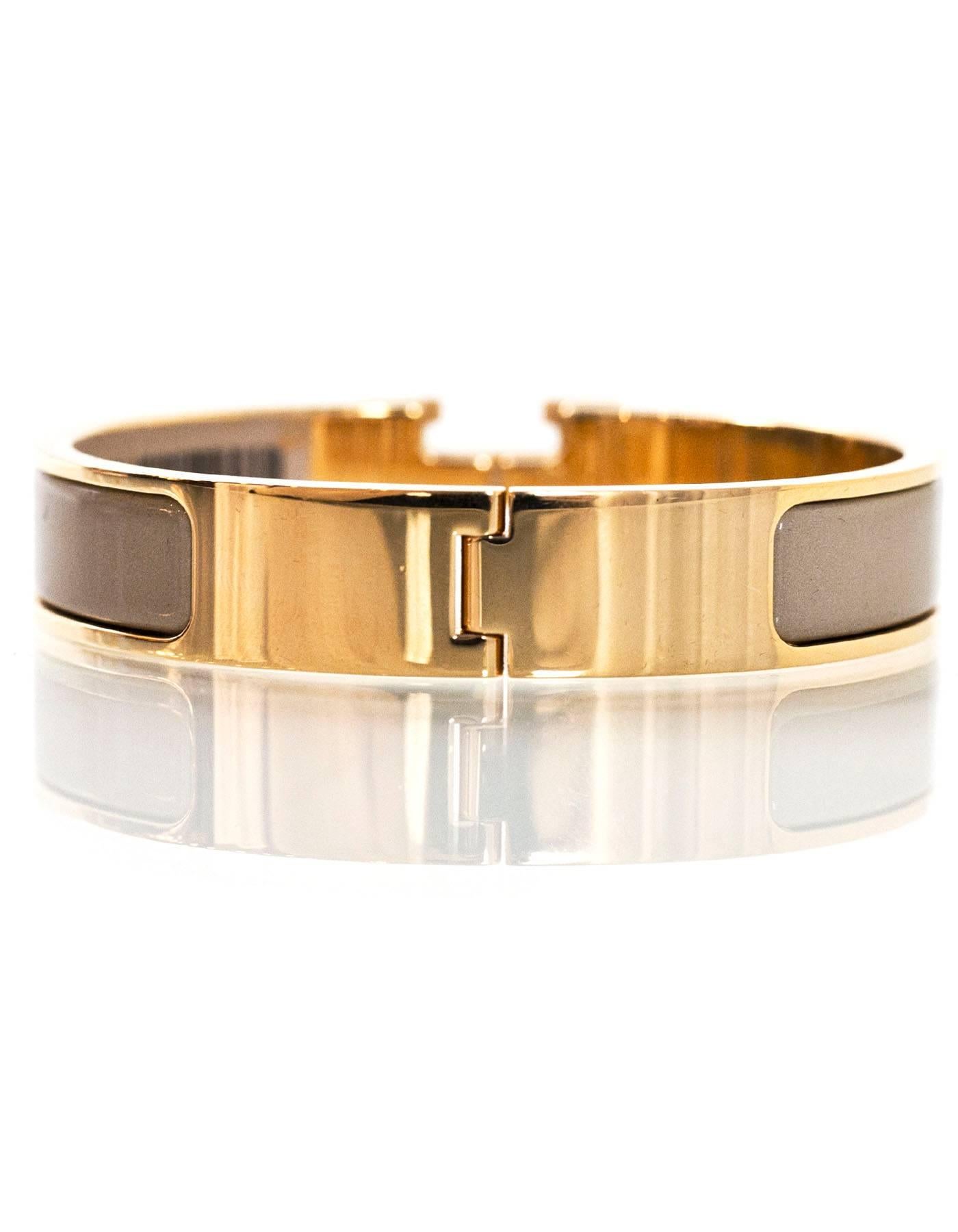 hermes marron glace bracelet