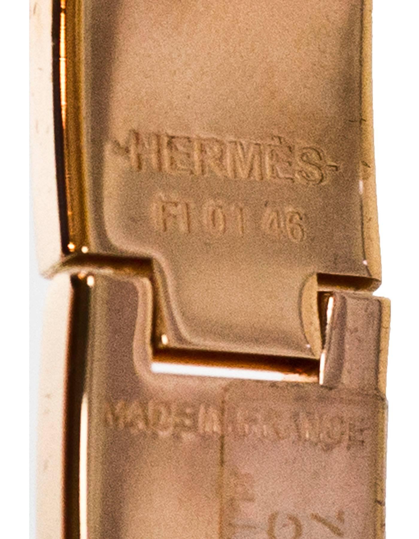 marron glace hermes bracelet