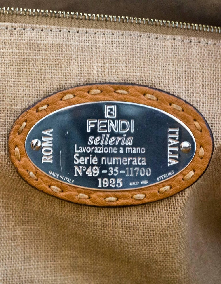 Fendi Tan Selleria Leather Horse Tote Bag at 1stDibs | fendi horse bag ...