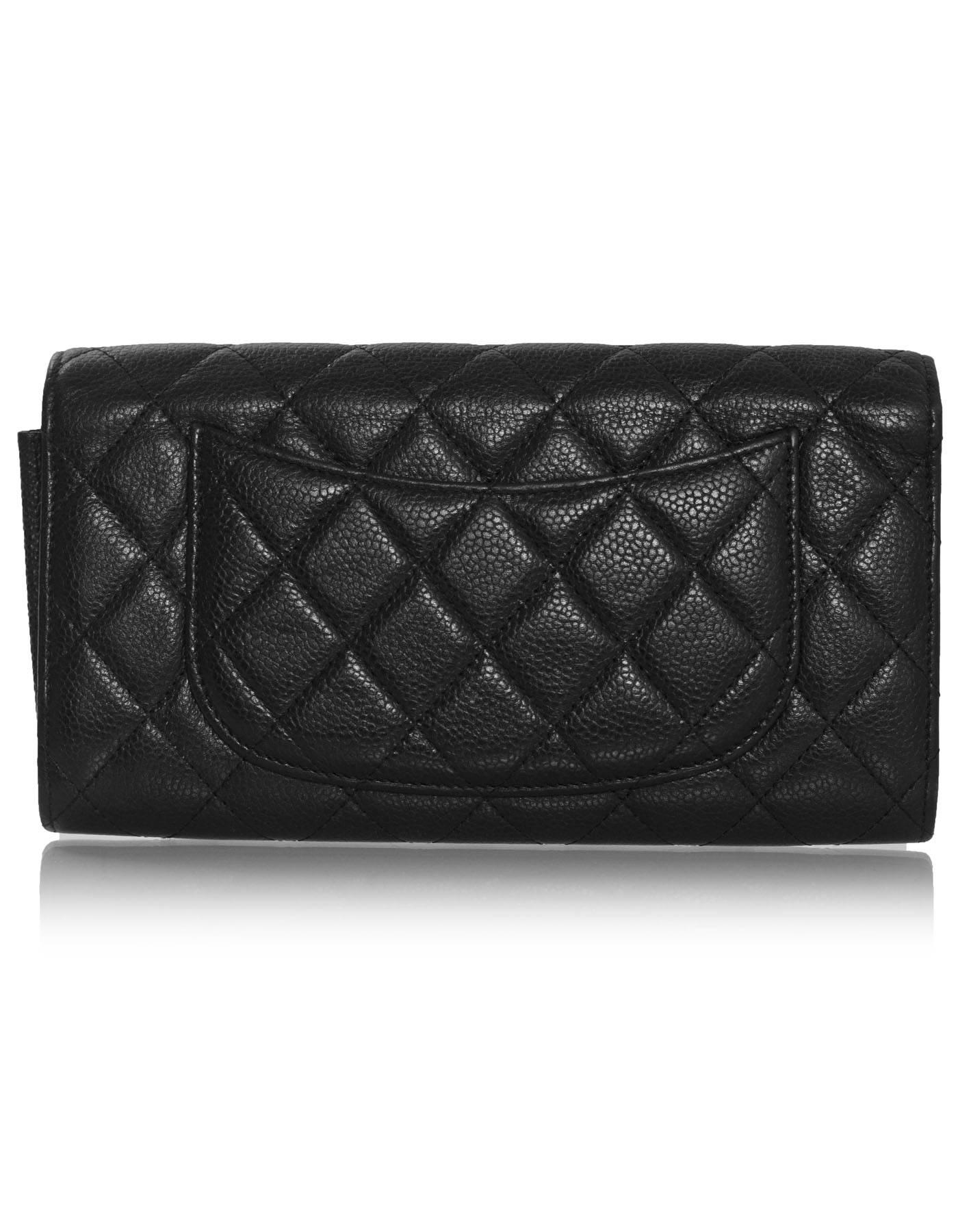 chanel black clutch