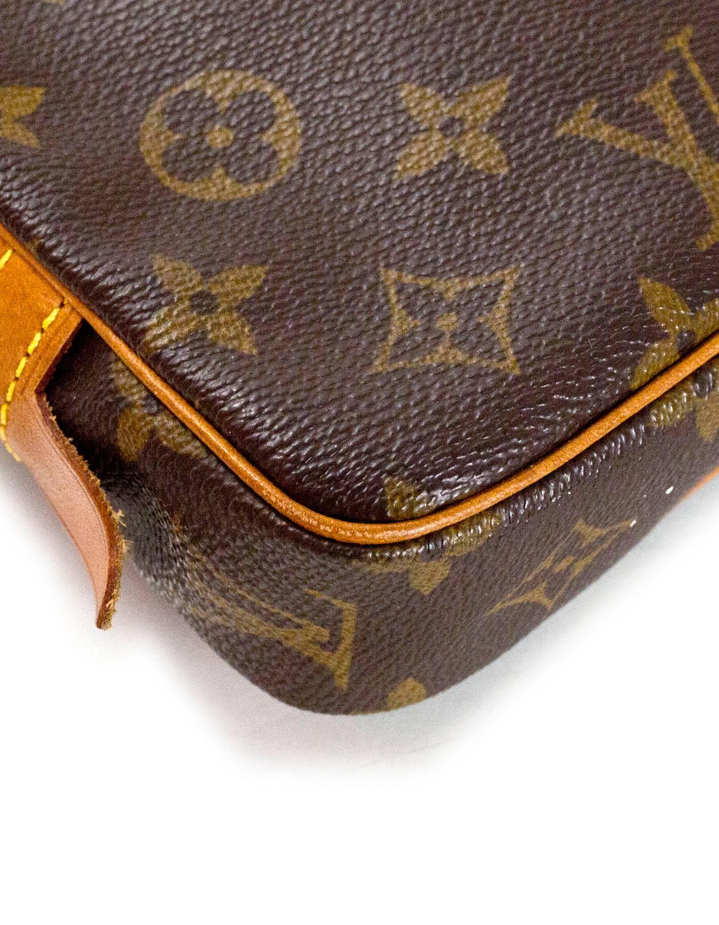Black Louis Vuitton Monogram Marly Bandouliere Crossbody Bag