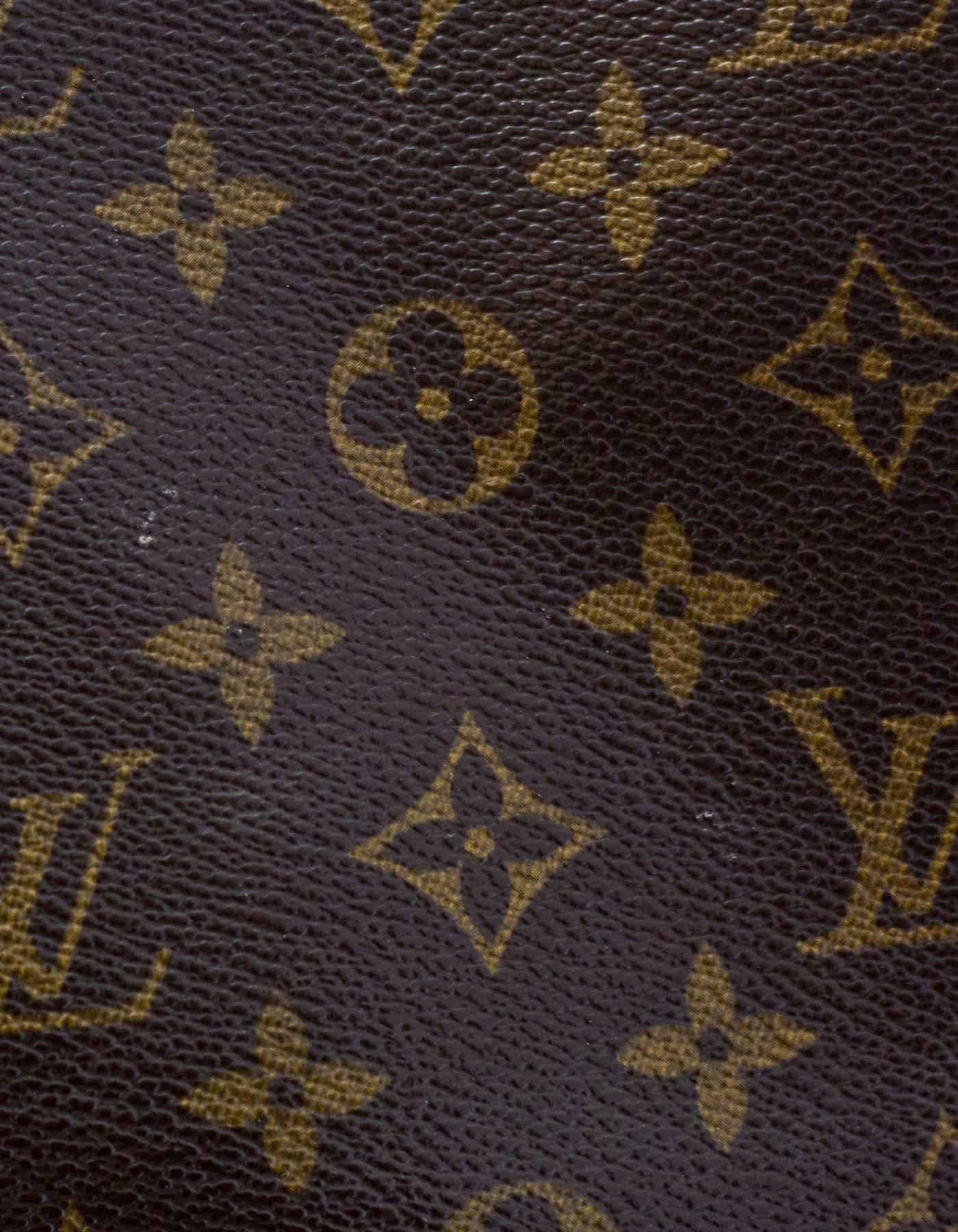 Black Louis Vuitton Monogram Cabas Mezzo Tote Bag