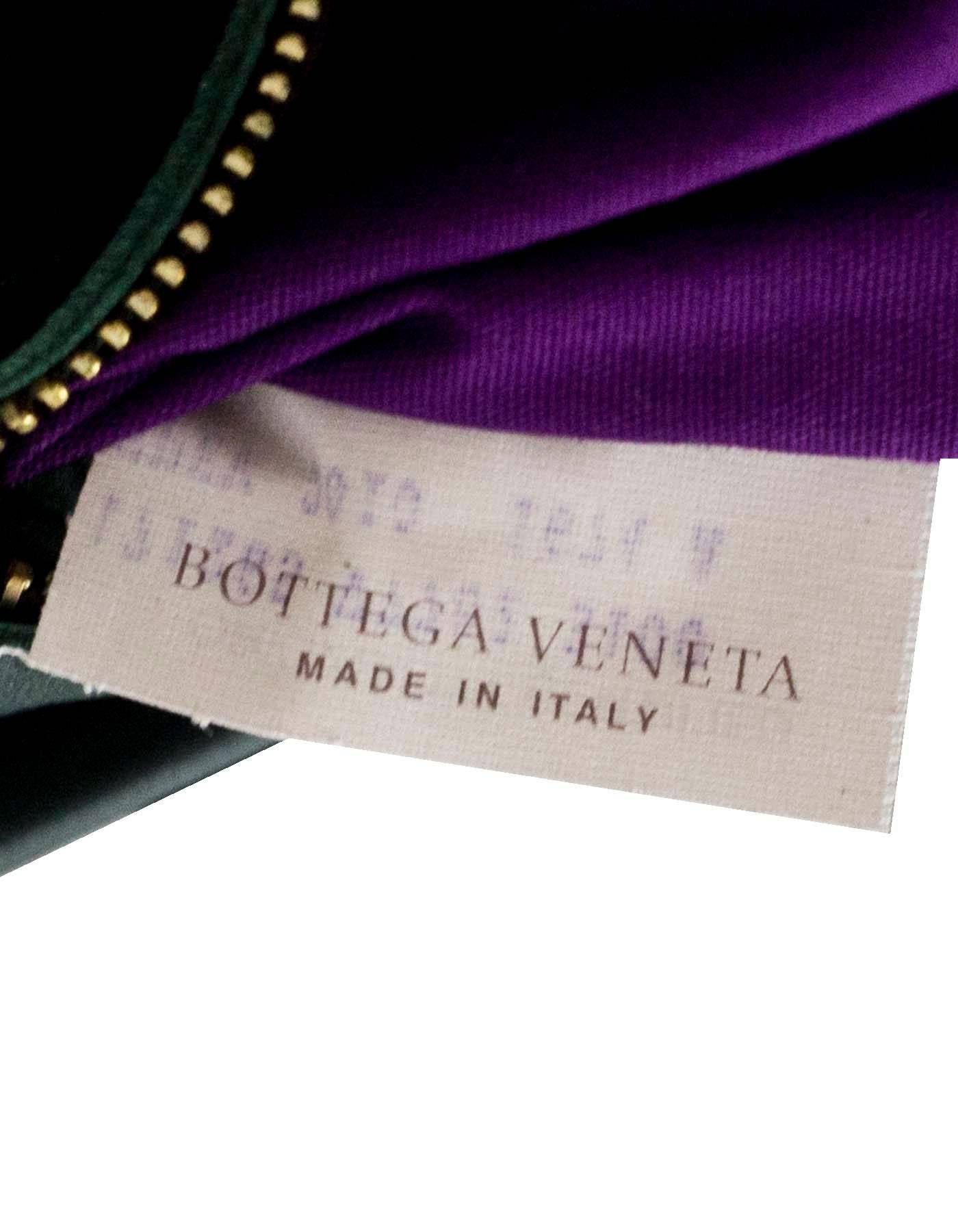 Bottega Veneta Green Intrecciato Woven Leather Roma Tote Bag 1