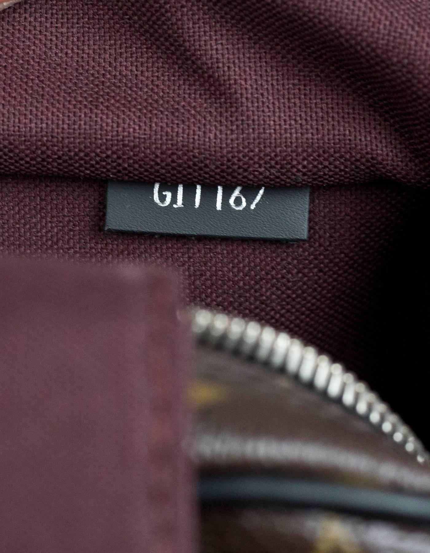 Louis Vuitton Monogram Port Documents Voyage PM Satchel Computer Bag 1
