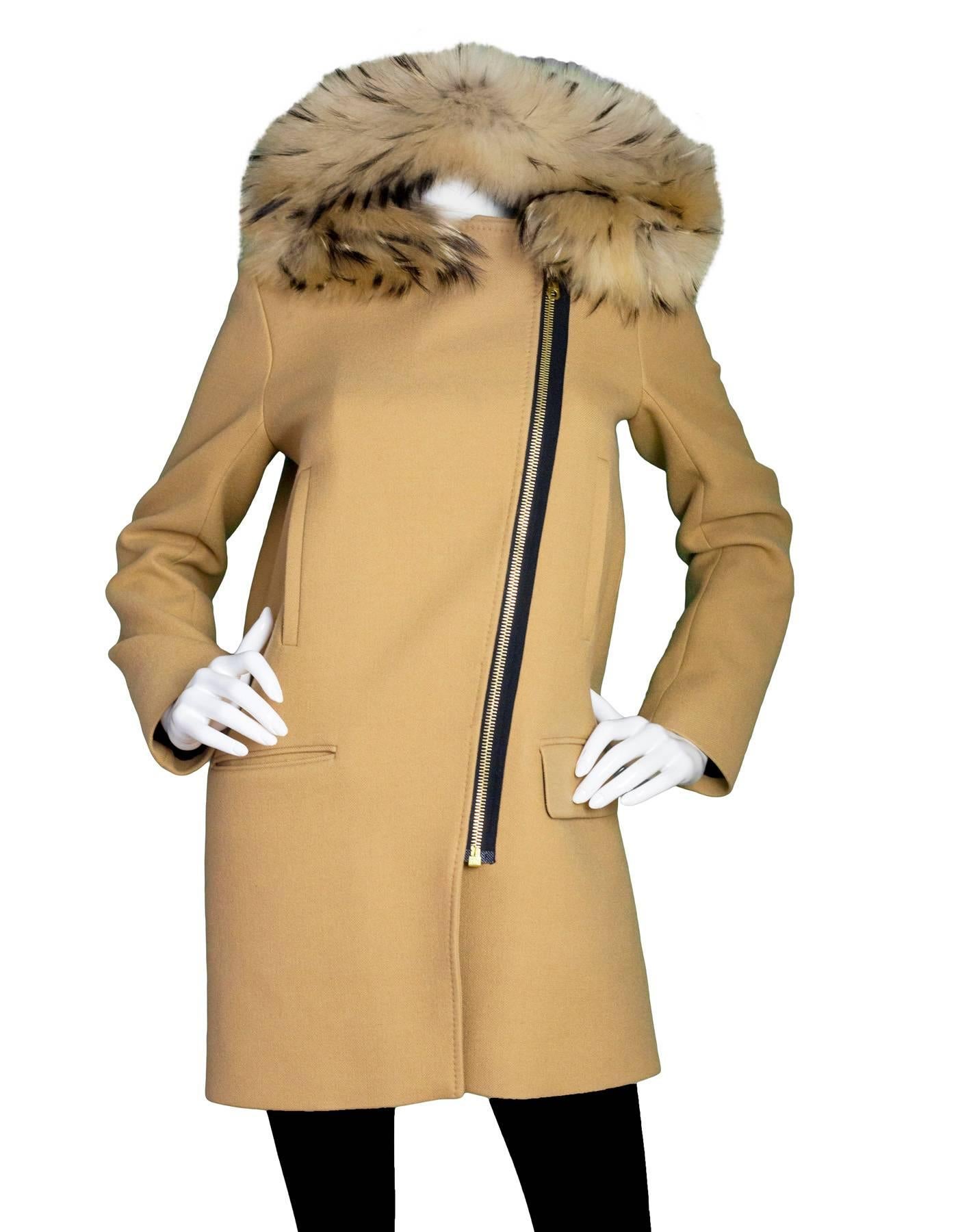 Manteau camel sandro best sale