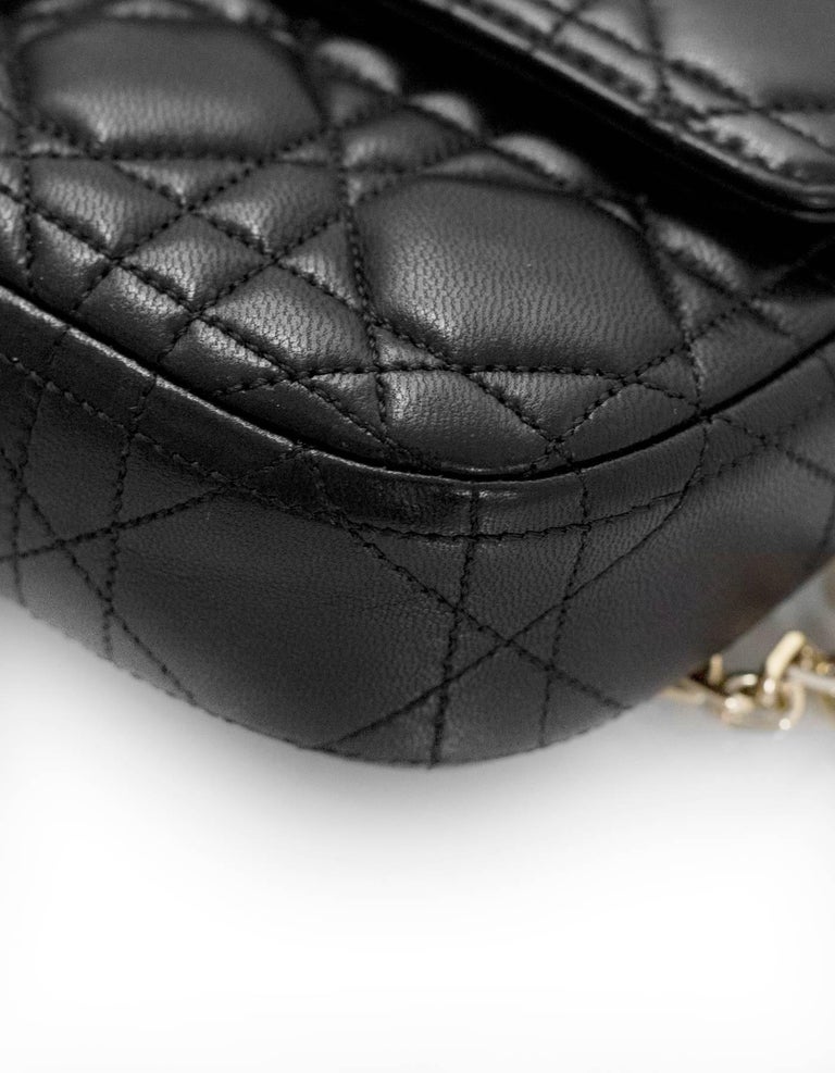 Christian Dior Black Small Miss Dior Promenade Crossbody Bag For Sale