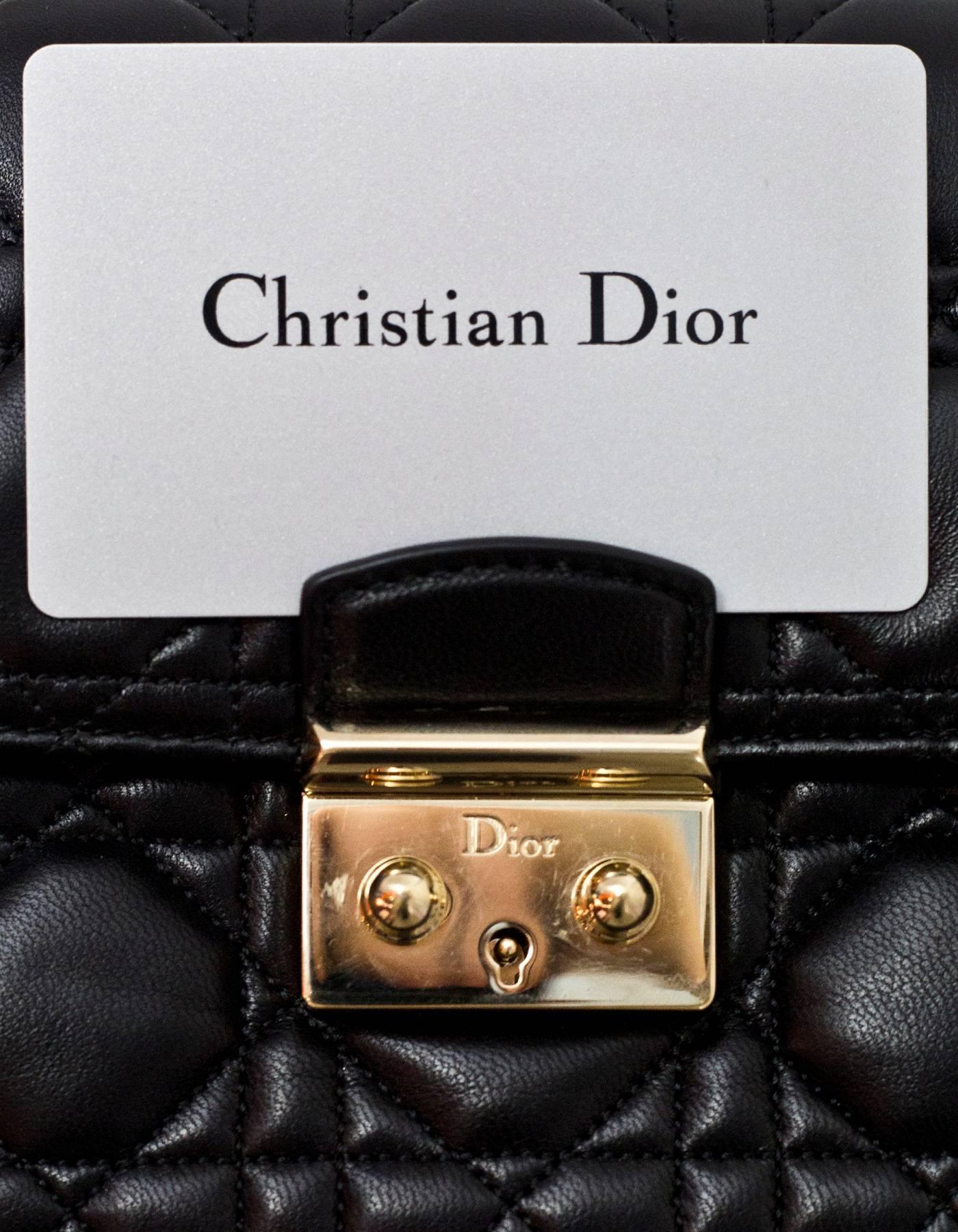 Christian Dior Black Small Miss Dior Promenade Crossbody Bag 2