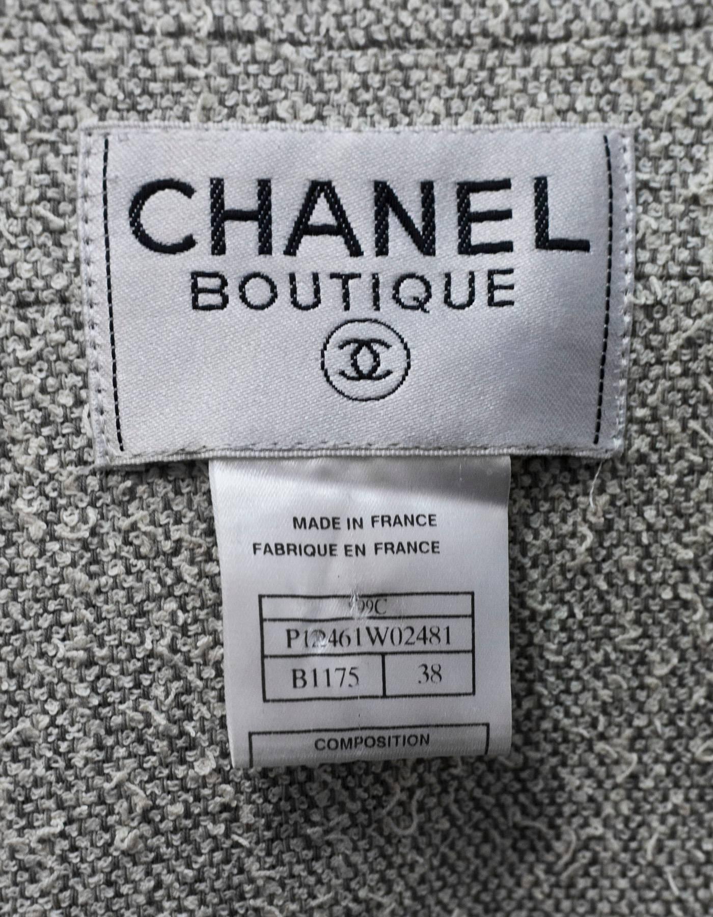Chanel 1999 Blue Denim Jacket Sz FR38 1
