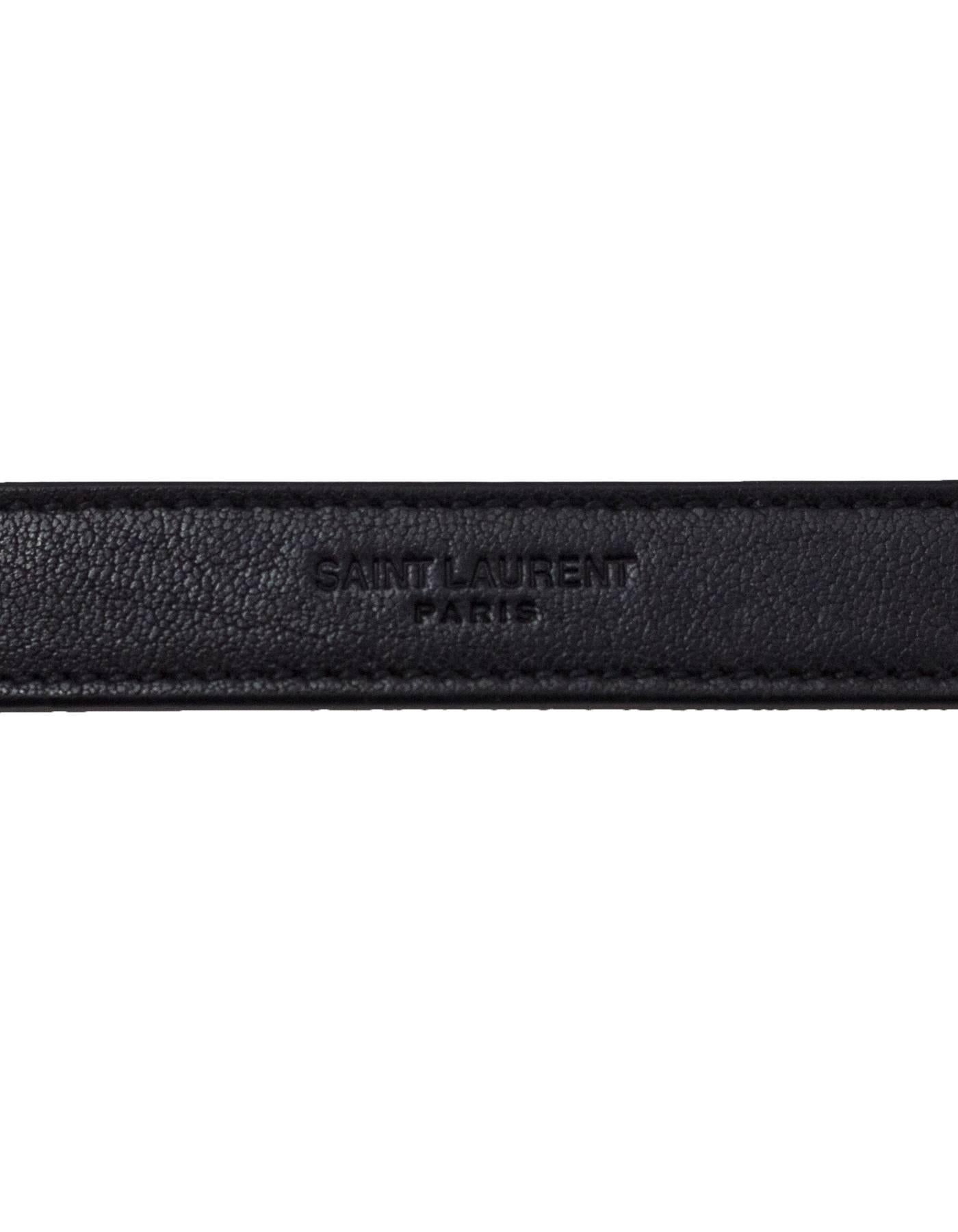 Saint Laurent Black Suede Macrame Monogram Slouchy Chain Medium Shoulder Bag 1