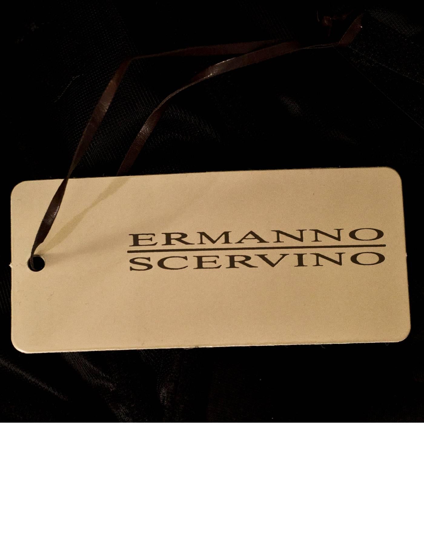 Ermanno Scervino Black Lace Cocktail Dress sz IT44 1