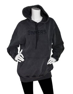 Balenciaga Men's Grey SINNERS Hoodie sz S rt. $1, 015