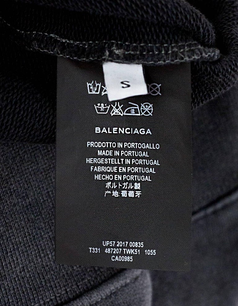 Balenciaga sinners hoodie grey clearance
