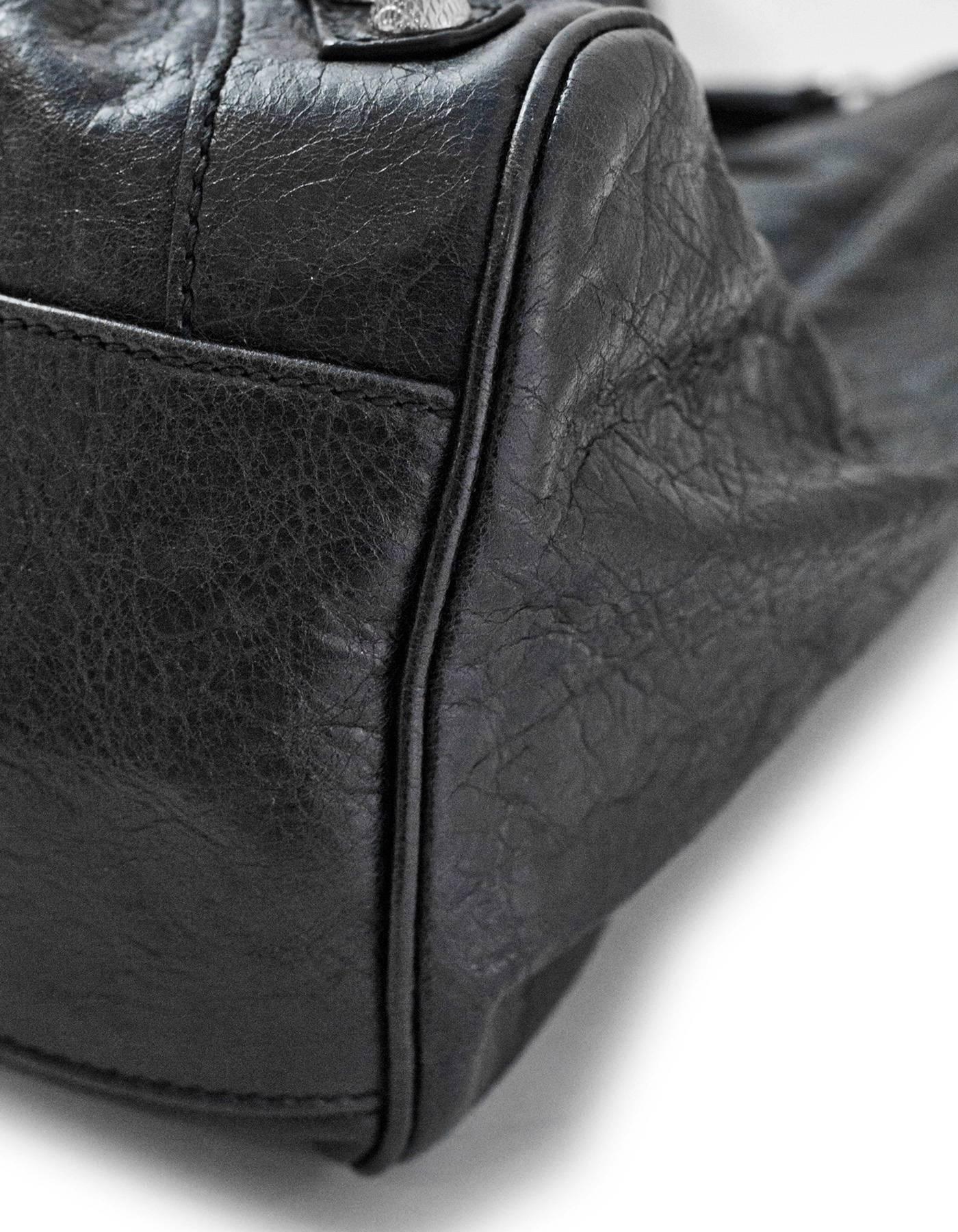 Balenciaga Black Lambskin Giant 12 Velo Messenger Bag with Dust Bag 1