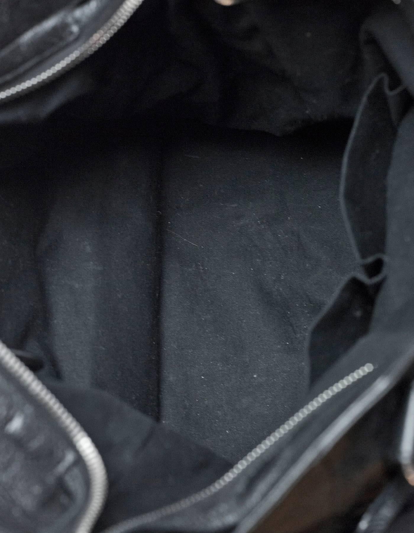 Balenciaga Black Lambskin Giant 12 Velo Messenger Bag with Dust Bag 2