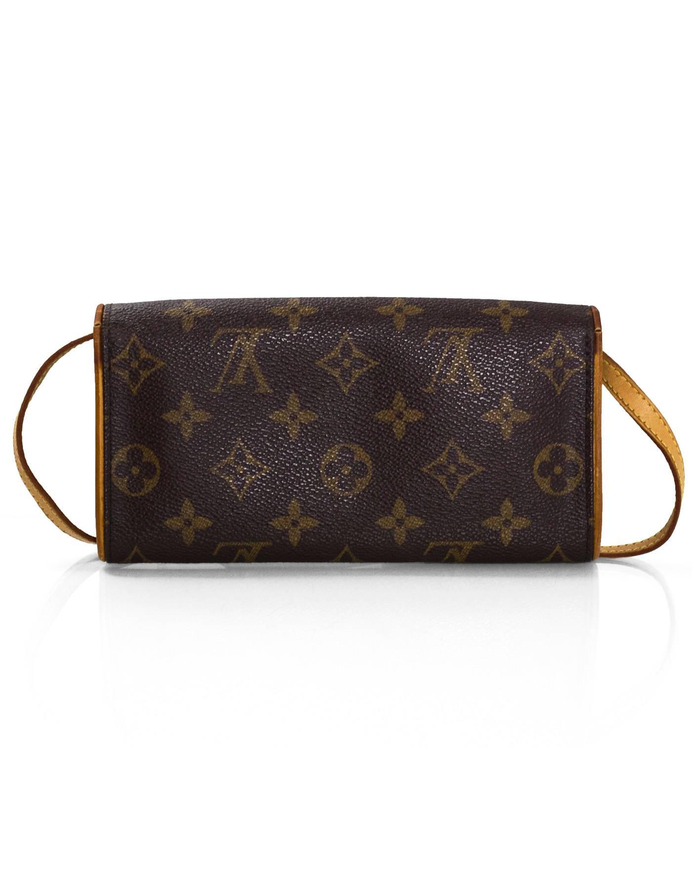Black Louis Vuitton Monogram Pochette Twin PM Crossbody/Clutch Bag