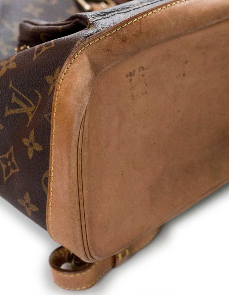 Louis Vuitton Monogram Montsouris GM Backpack Bag For Sale at 1stdibs