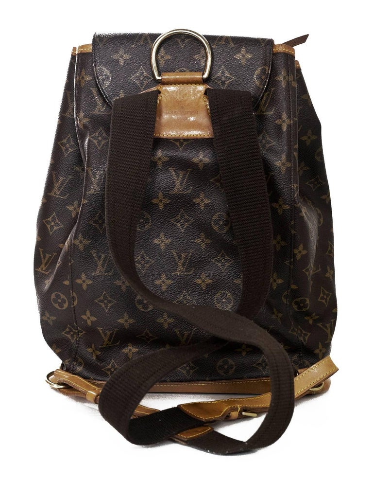 Louis Vuitton Monogram Montsouris GM Backpack Bag For Sale ...