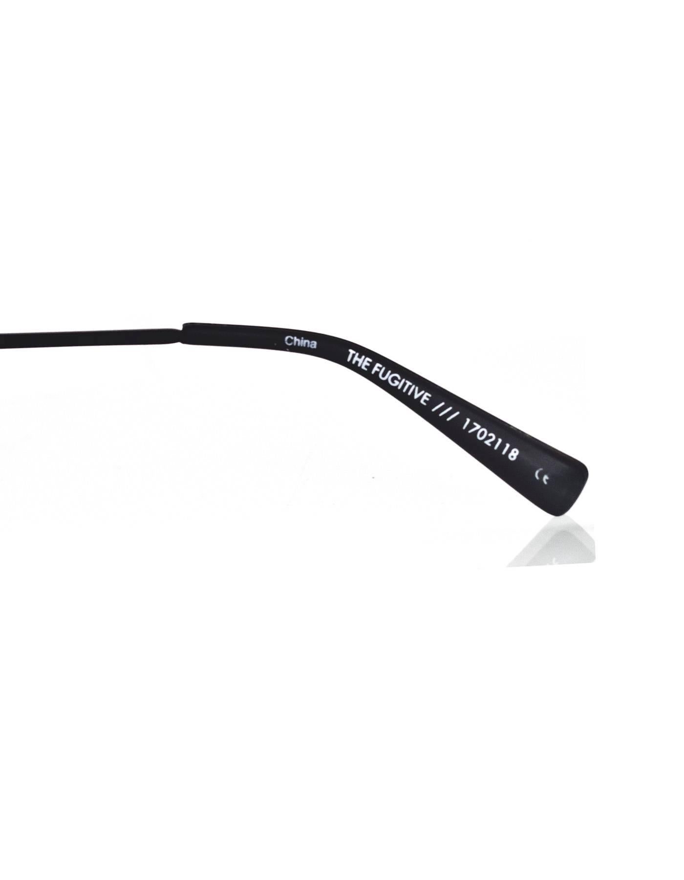 Women's Adam Selman x Le Specs Black The Fugitive Cat-Eye Sunglasses with Case