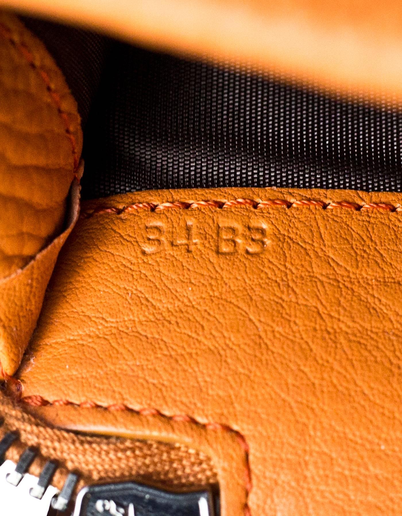 Tod's Orange Leather Zip Around Wallet with Box 4