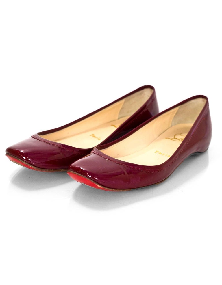 louboutin red bottom flats