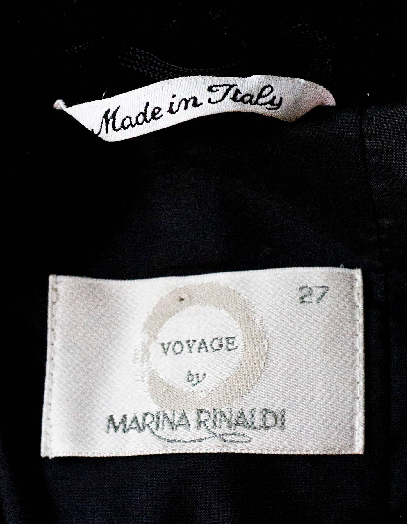 Marina Rinaldi Voyage Womens Lugano Reversible Quilted Jacket 20W 29 Black