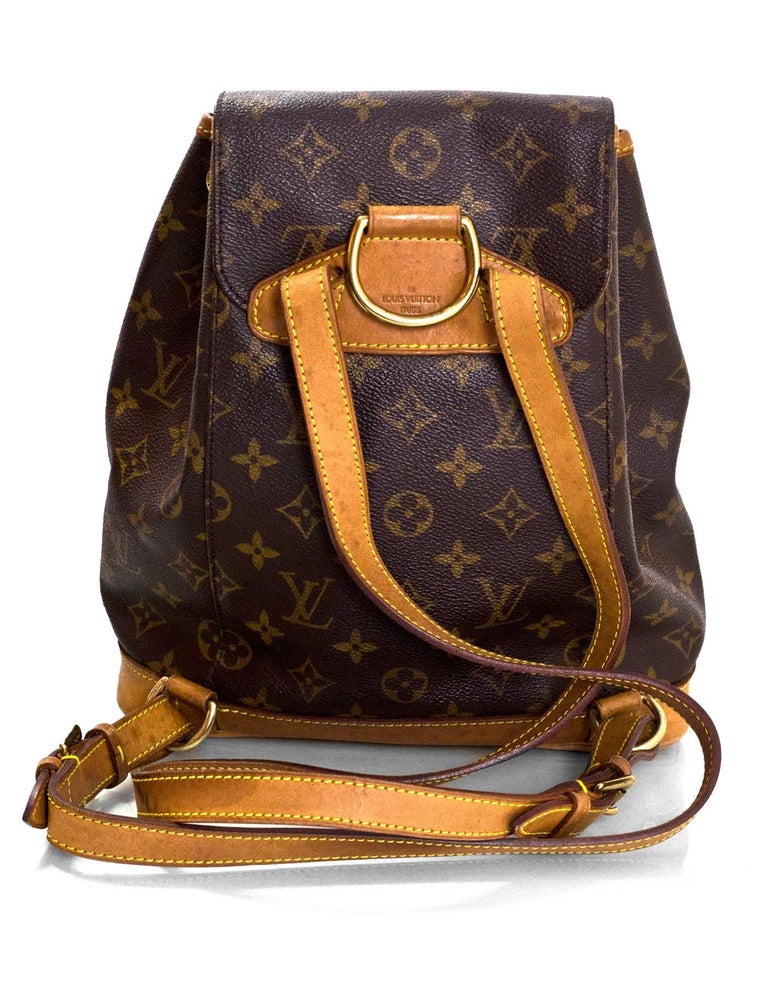 Louis Vuitton Monogram Montsouris MM Backpack Bag For Sale at 1stdibs