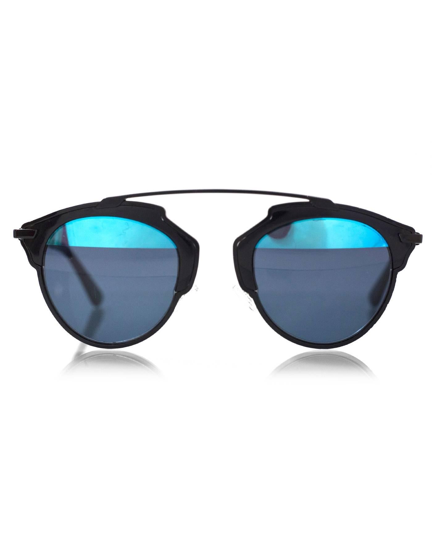 dior black and blue sunglasses