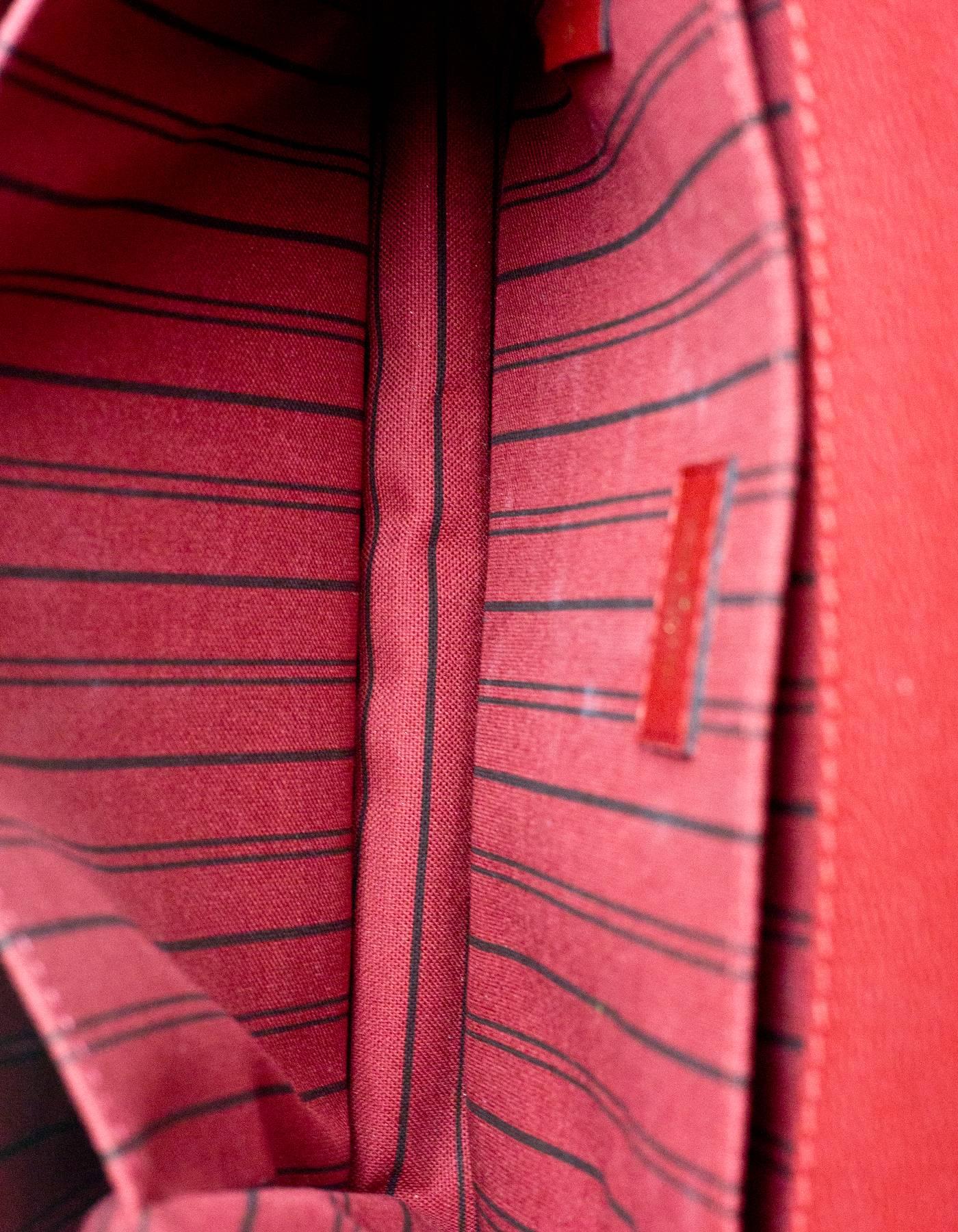 Louis Vuitton 2017 Cerise Red Empreinte Metis Pochette Crossbody Bag w. Dust Bag 1