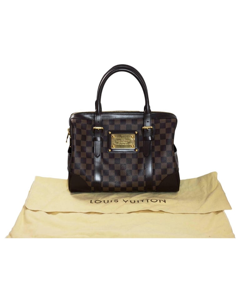 Louis Vuitton Damier Canvas Berkeley Bag with Dust Bag For Sale at 1stdibs