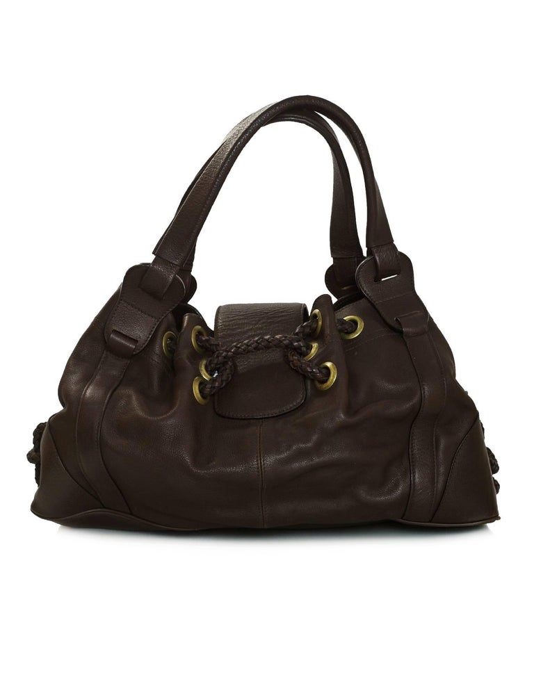 Mulberry Brown Leather Tote Bag with Dust Bag For Sale at 1stdibs