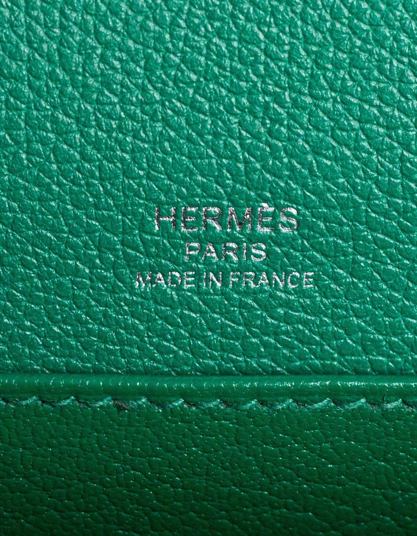 Women's Hermes Green Evercolor Mini Sac Roulis Crossbody Bag, 2017 