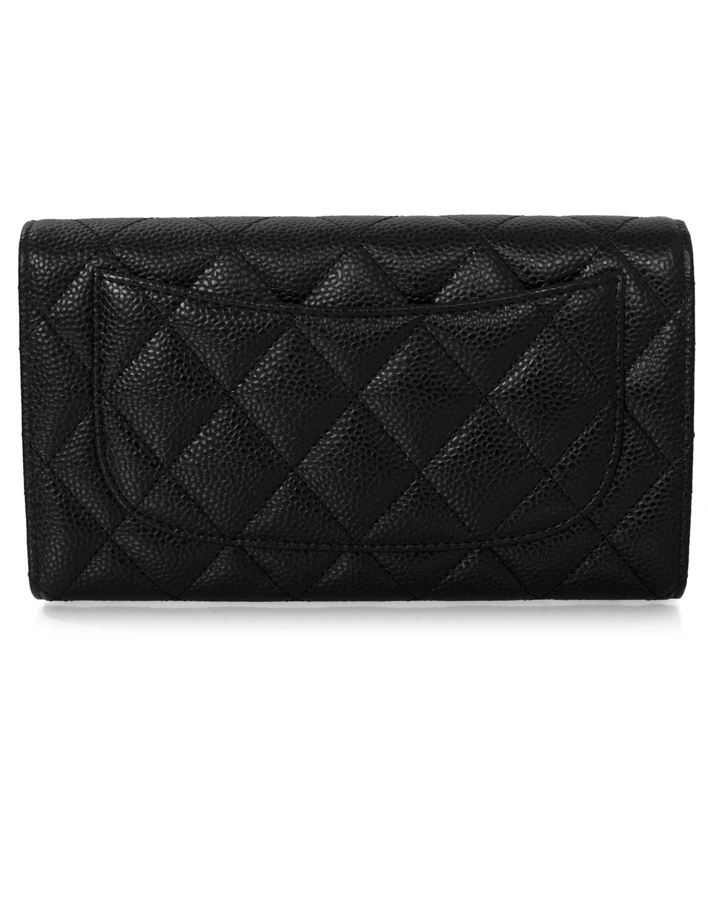 chanel caviar quilted large flap wallet pink