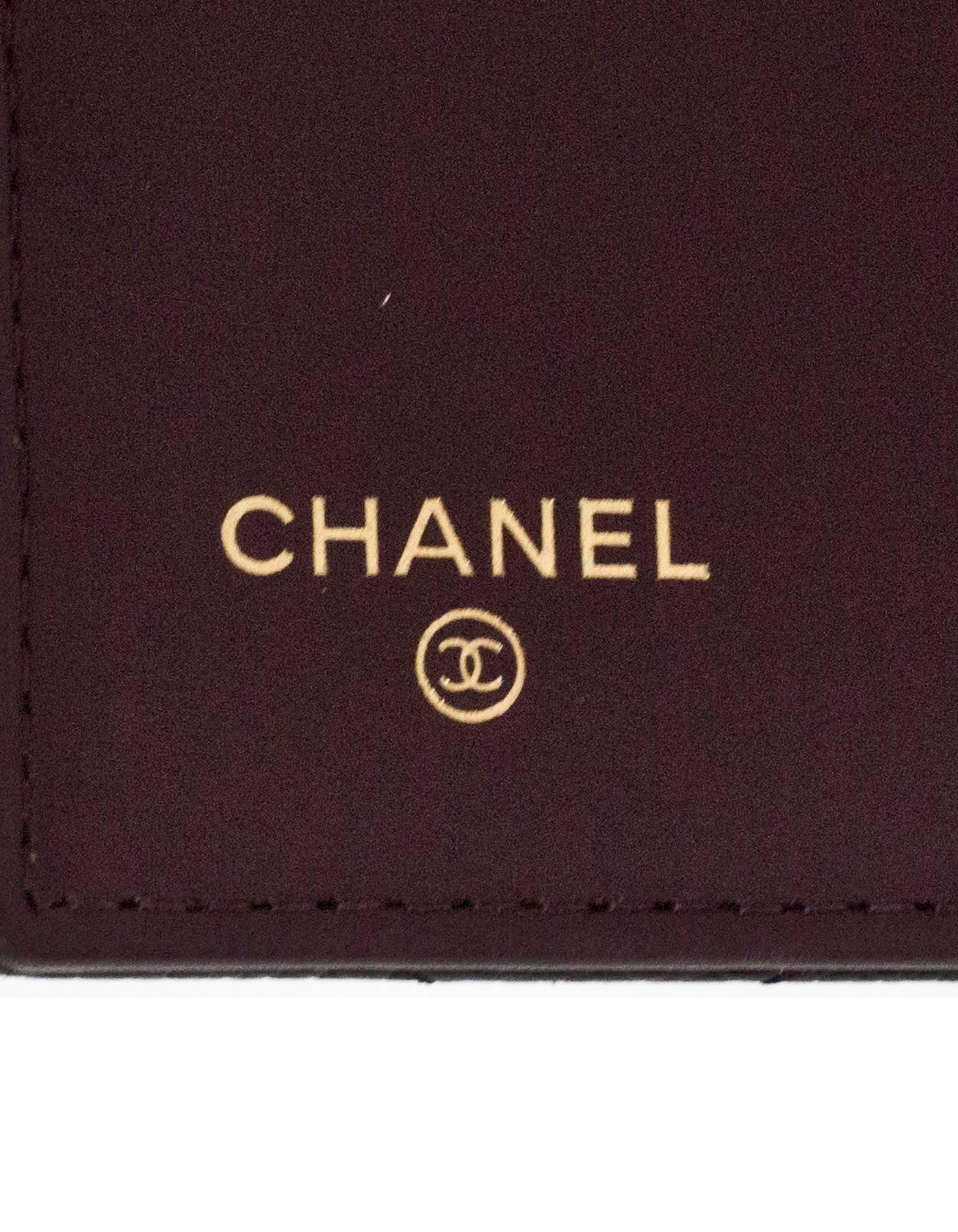 Chanel Black Caviar Leather Quilted Large Flap Wallet with Box & Dust Bag 2