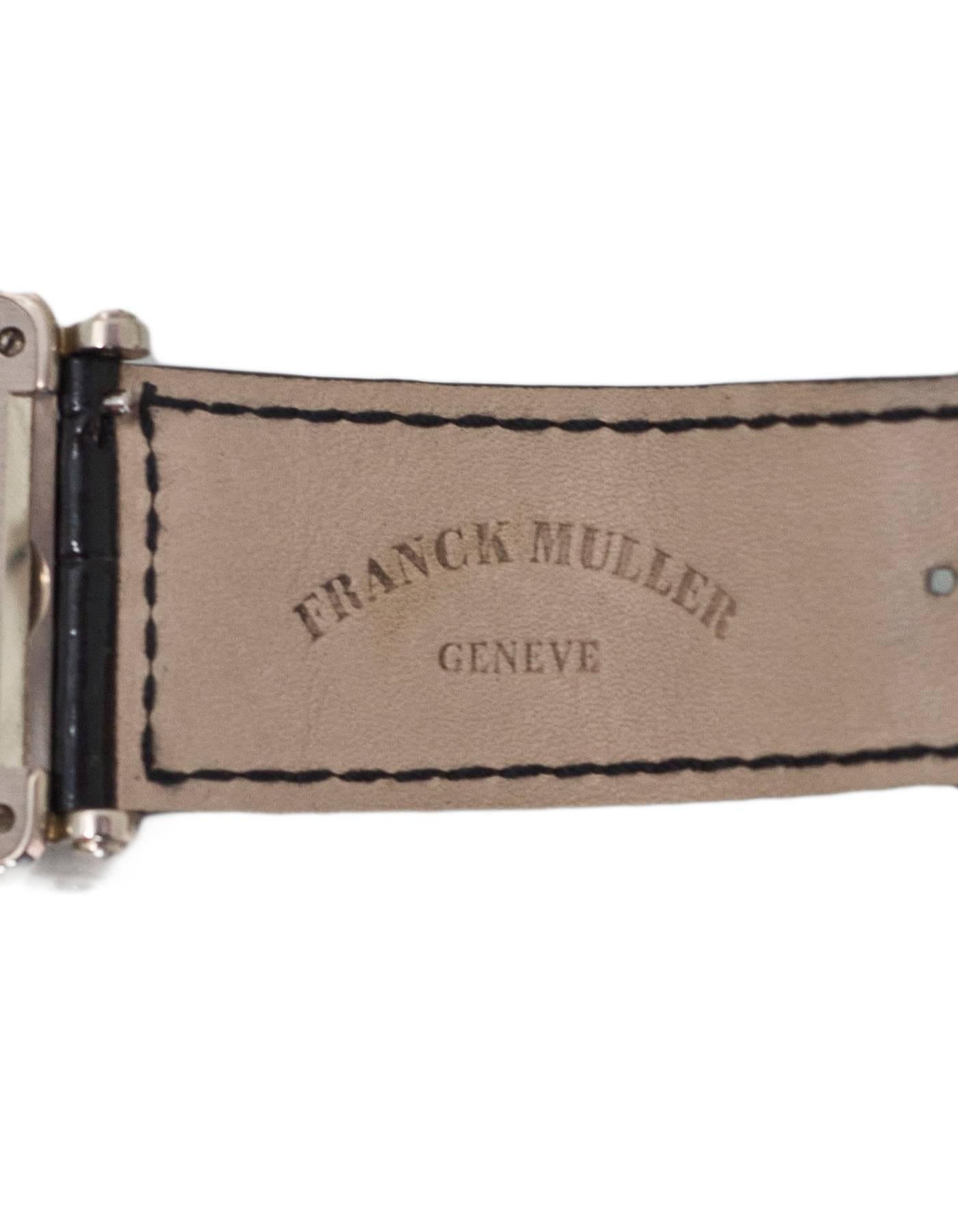 Franck Muller 32mm White Gold Long Island Bi-Retrograde Automatic Wristwatch 3